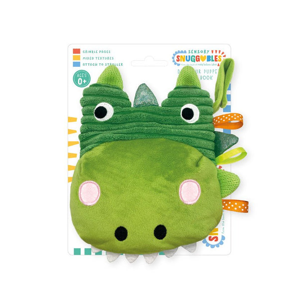 Sensory Snuggables Dinosaur Puppet Soft Book