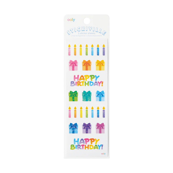Ooly | Stickiville Skinny Sticker Sheets – 2-Pack