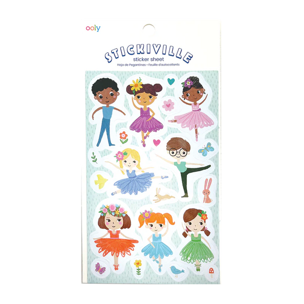 Ooly | Stickiville Standard Sticker Sheet – Assorted Themes