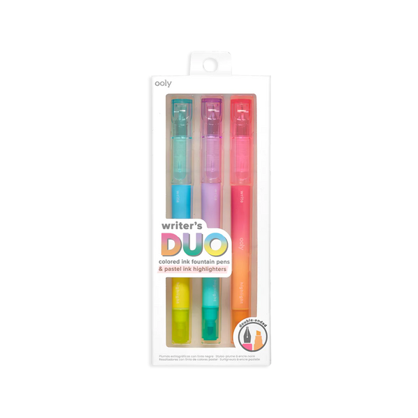 Ooly Writer's Duo Double-Ended Fountain Pens