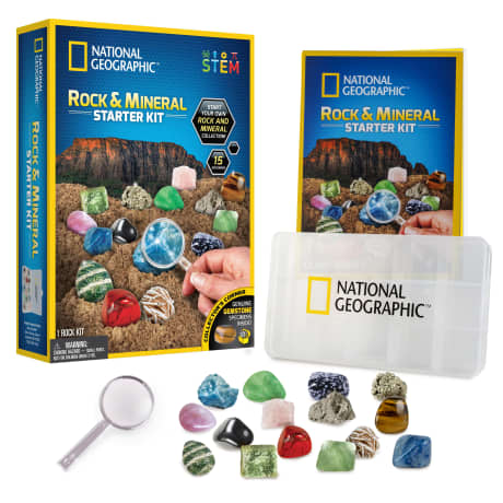 National Geographic Rock & Mineral Starter Kit – Geology Set for Kids