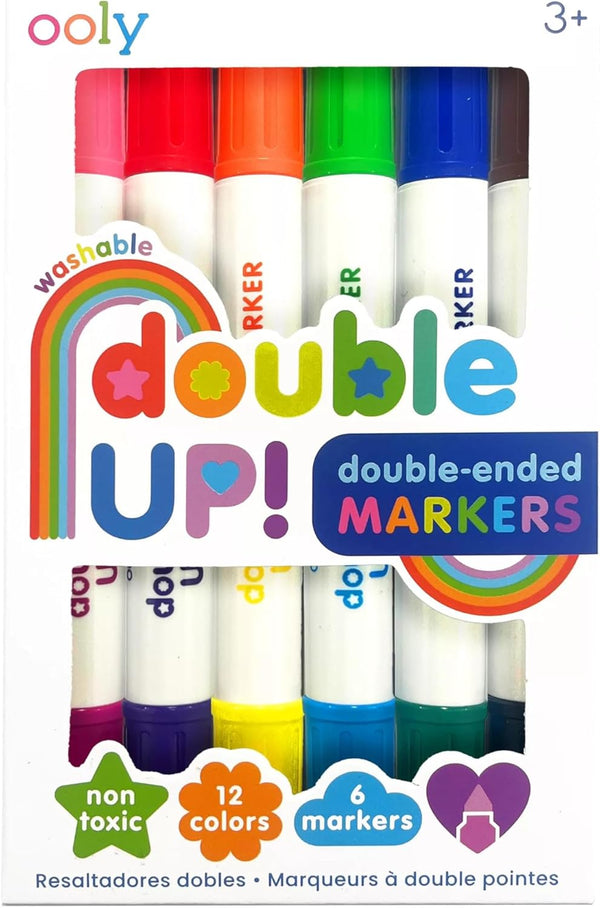 Ooly Double Up! Double-Ended Markers | Set of 6