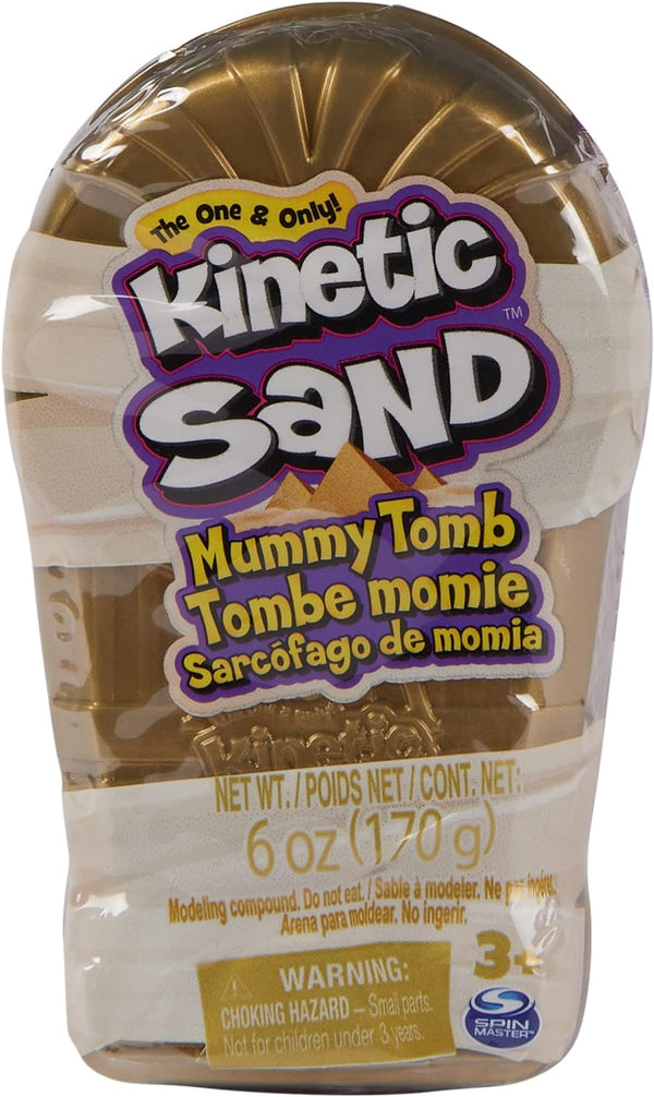 Kinetic Sand | Mummy Tomb – Natural Brown Play Sand (6oz)