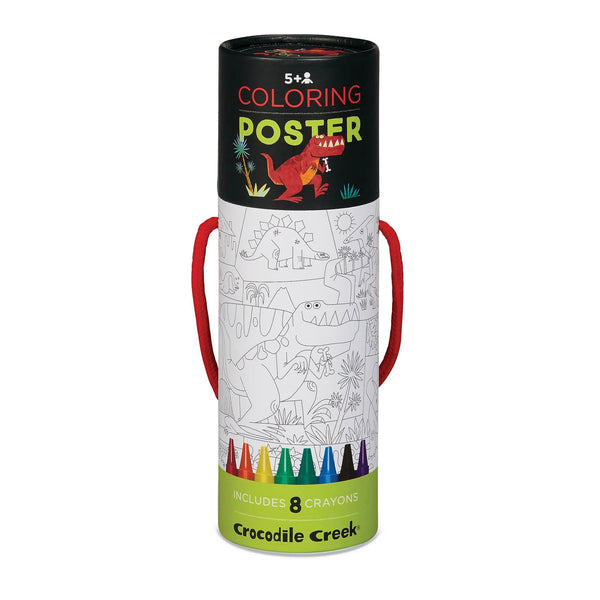 Crocodile Creek Colouring Poster | Dino World