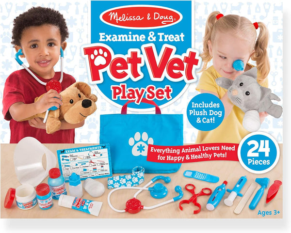 Melissa and Doug Examine & Treat Pet Vet Play Set