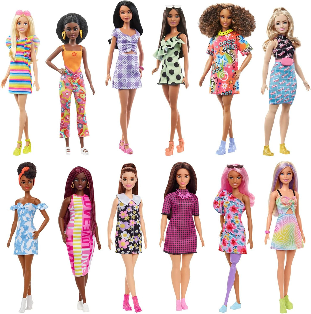 Barbie fashionistas set online