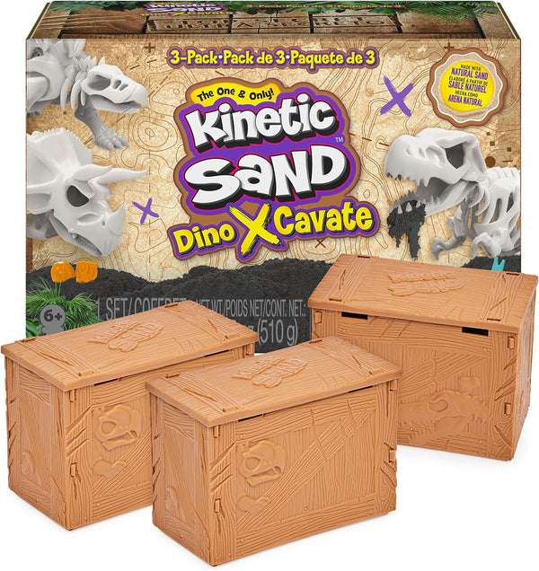 Kinetic Dino Excavate 3 Pk