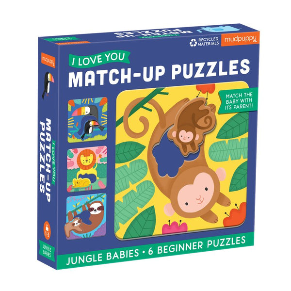 Mudpuppy Jungle Babies- I Love You  Puzzle