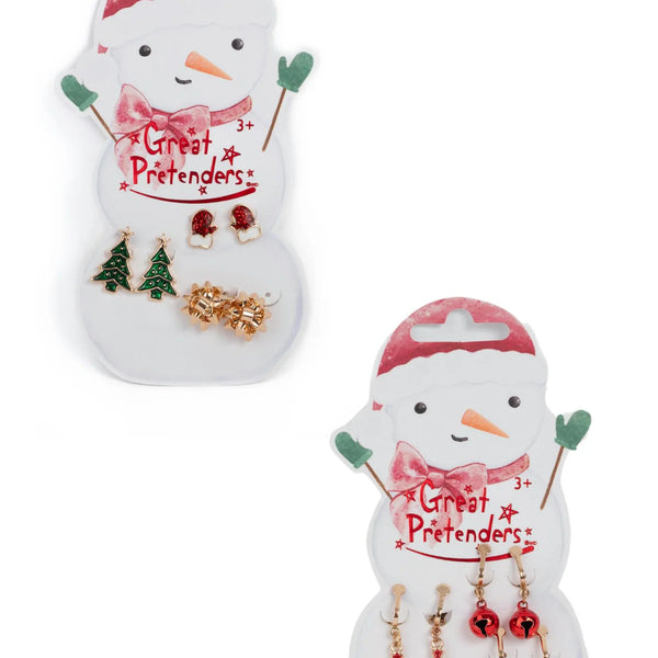 Great Pretenders| Snowman Pierced & Clip On Earrings