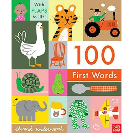 100 First Words With Flaps to Lift! by Edward Underwood
