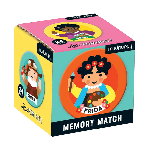 Mudpuppy Mini Memory Match Game | Little Feminist