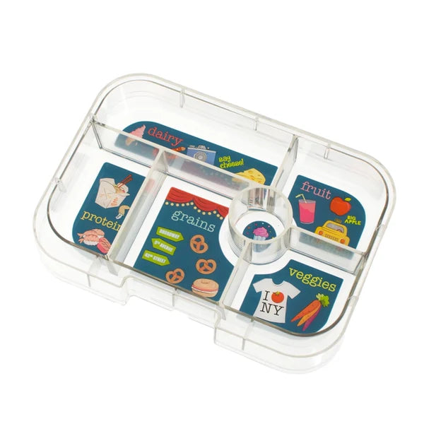 Yumbox Original 6-Compartment Food Tray Insert (NYC theme)