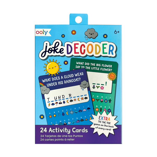 Ooly 24 Activity Cards | Joke Decoder