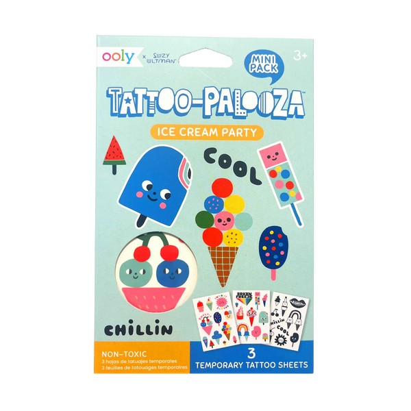 Ooly Tattoo-Palooza Mini Pack | Ice Cream
