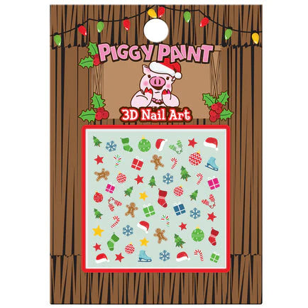 Piggy Paint 3D Nail Art | Christmas Cutie