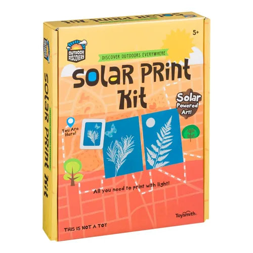 Outdoor Discovery Solar Print Kit – Nature-Based Art for Kids