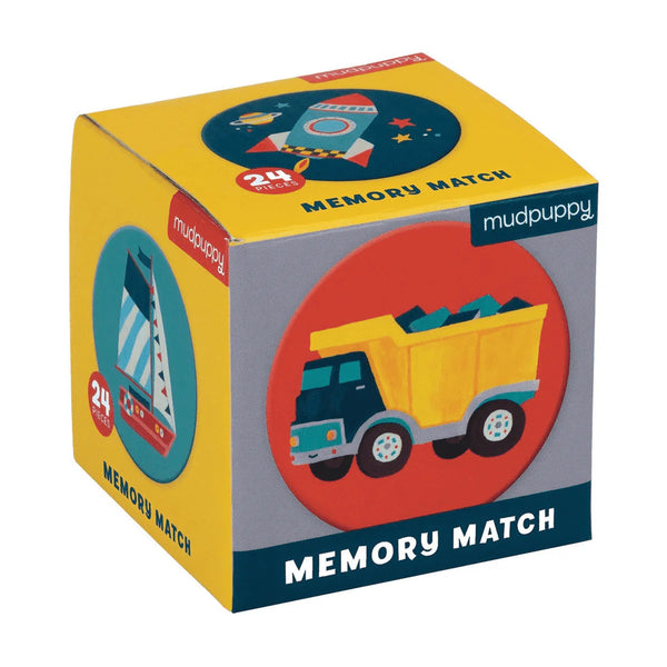 Mudpuppy Mini Memory Match Game | Transportation
