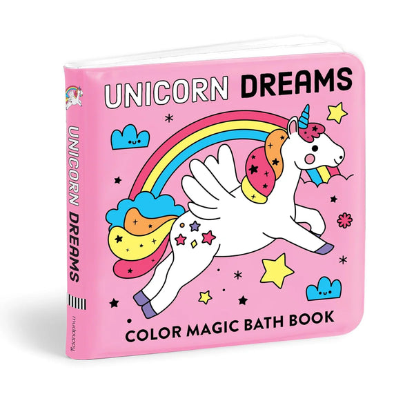 Mudpuppy Colour Magic Bath Book | Unicorn Dreams