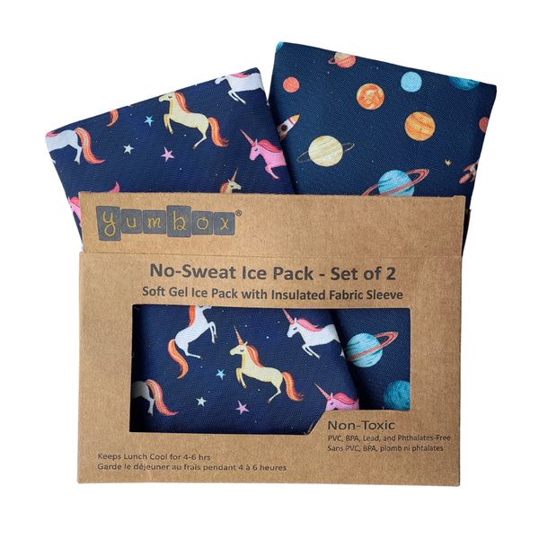 Yumbox Gel Ice Packs in Fabric Sleeves 2-Pack