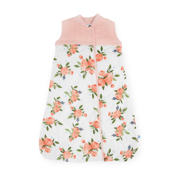 Little Unicorn Quilted Sleep Bag 2.6 TOG | Watercolour Roses