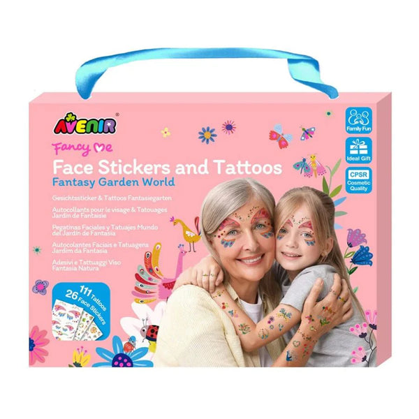 Avenir Fancy Me Face Stickers and Tattoos