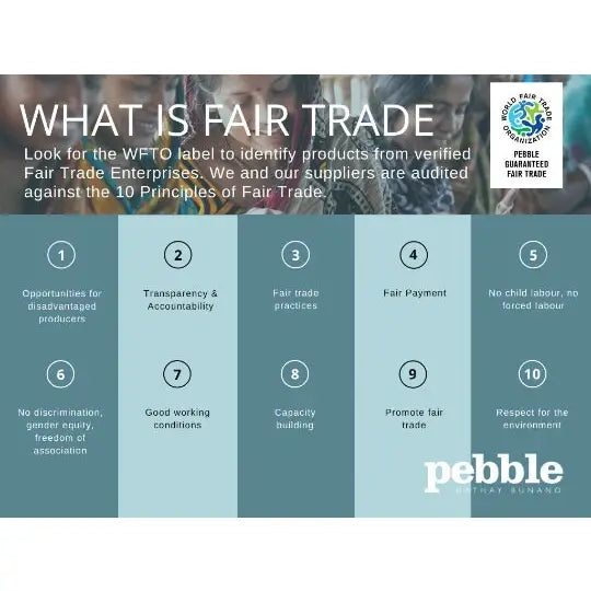 Pebblechild Cotton Fair Trade Rattles | Pink Elephant