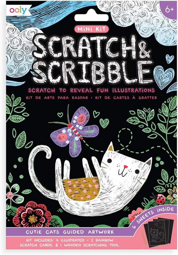Ooly Mini Scratch & Scribble Art Kit