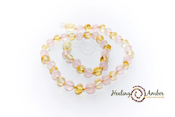 Healing Amber Teething Necklace (11 inches)