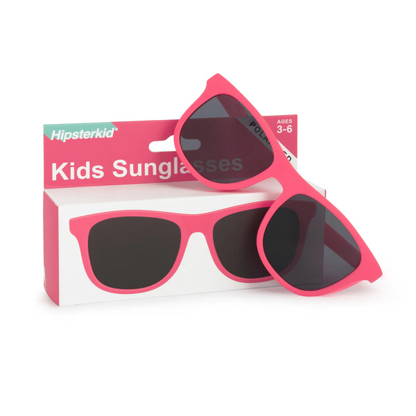 Hipsterkid Classic Drifter Sunglasses | Neon Pink