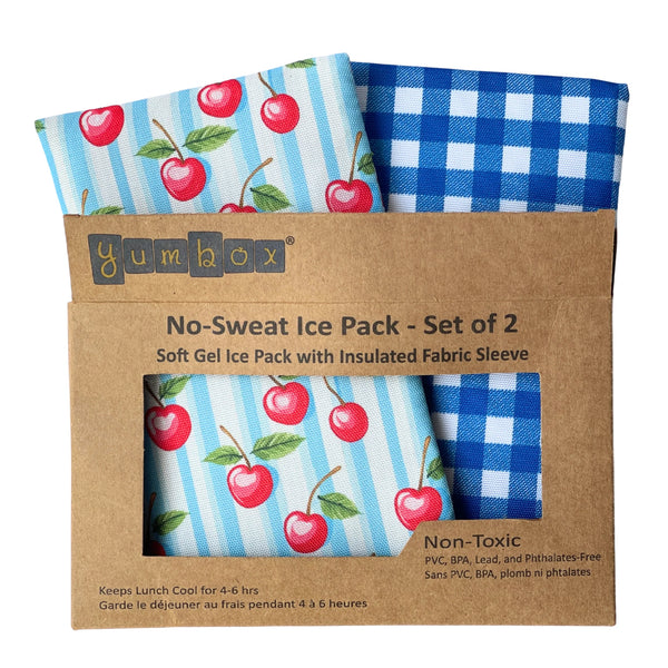 Yumbox Gel Ice Packs in Fabric Sleeves 2-Pack