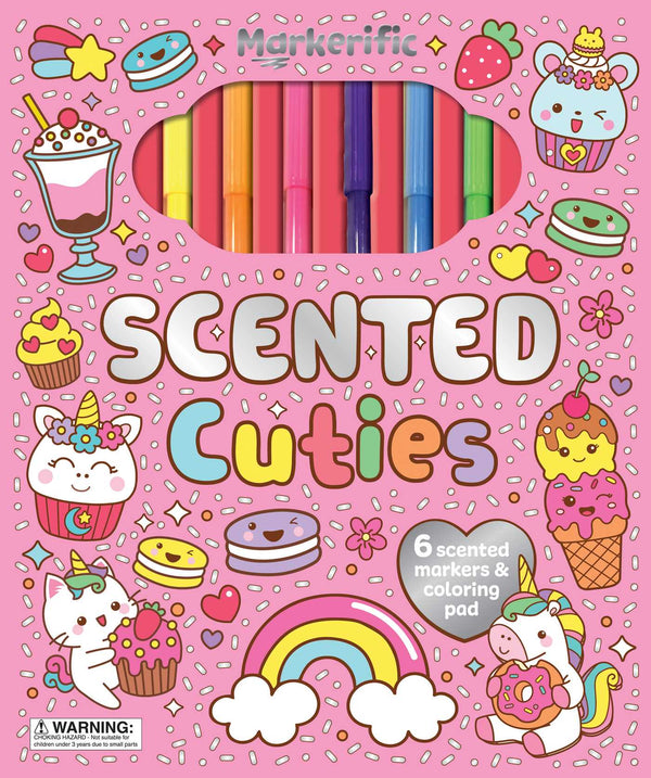 Markerific Scented Cuties Scented Markers and Colouring Pad