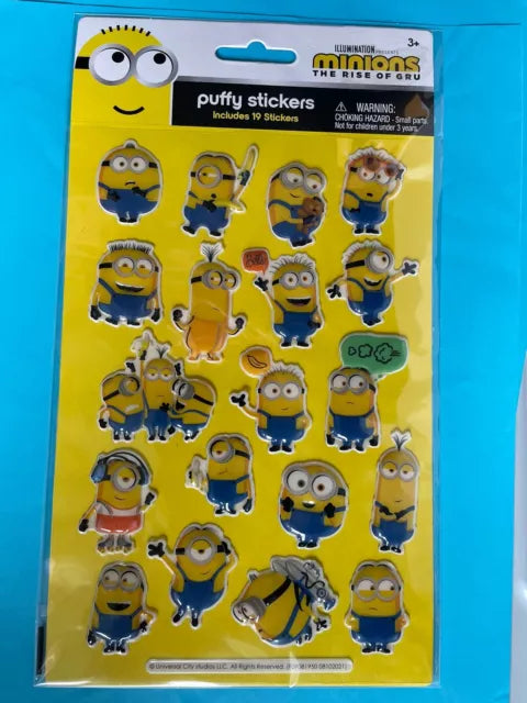 Inkology | Puffy Stickers – Assorted Themes