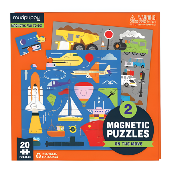 Mudpuppy Magnetic Puzzles | On the Move