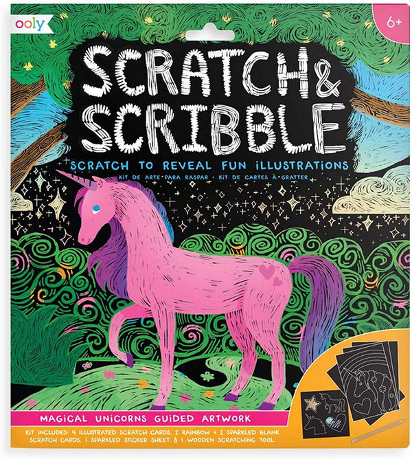 Scratch and scribble scratch art kit