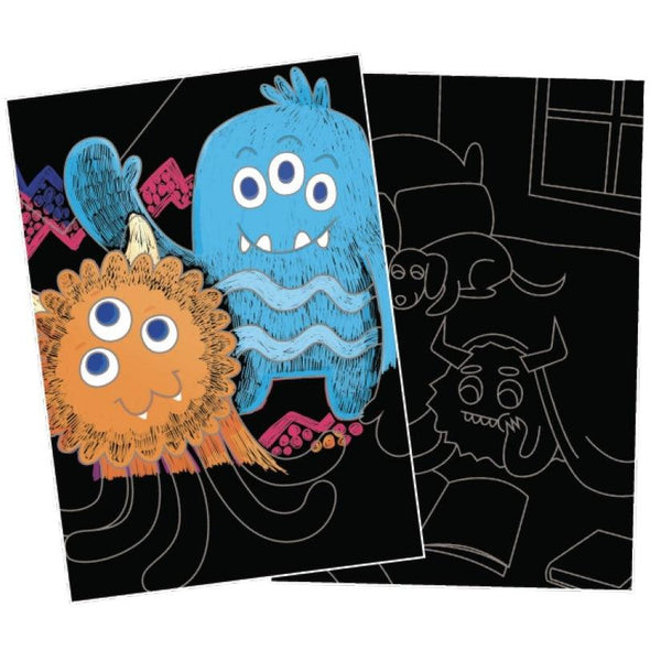 Scratch and scribble scratch art kit