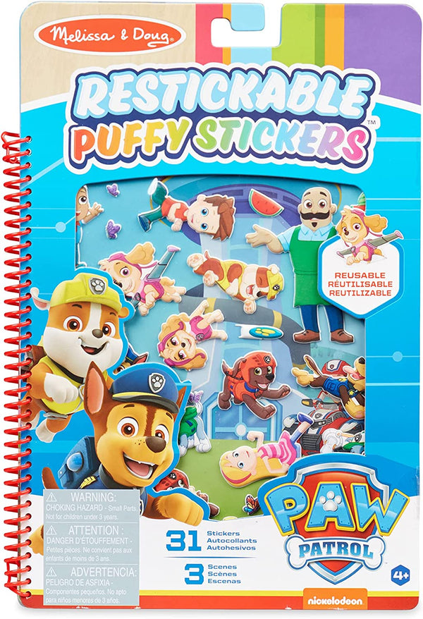Melissa and Doug Restickable Paw Patrol Puffy Stickers