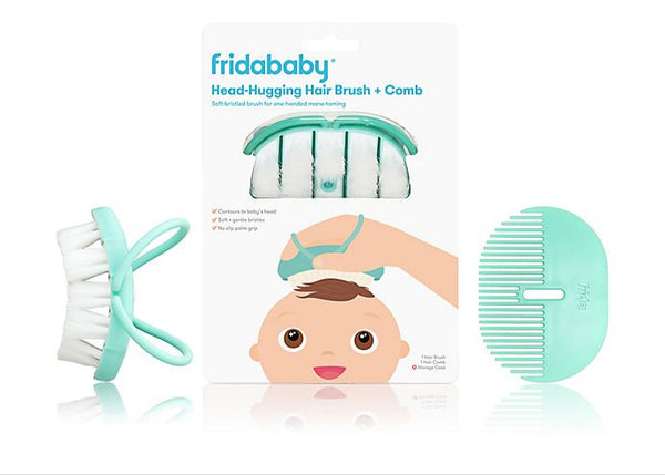 Fridababy Head-Hugging Hairbrush and Styling Comb Set