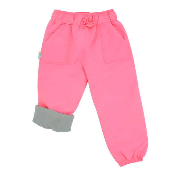 Jan & Jul Pink Cozy-Dry (Fleece Lined) Rain Pants