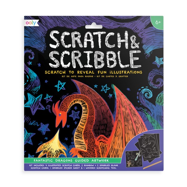 Scratch and scribble scratch art kit
