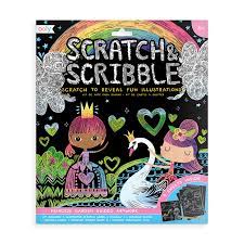 Scratch and scribble scratch art kit