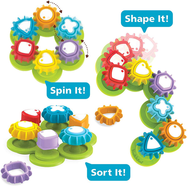 Yookidoo Shape n' Spin Gear Sorter