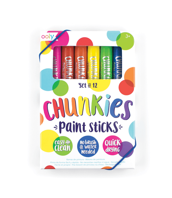 Ooly | Chunkies Paint Sticks | Set of 12