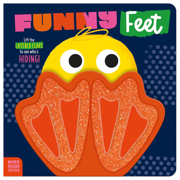 Funny Feet Board Book with Layered Flaps
