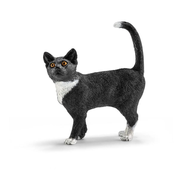 Schleich Farm World Figurines | Black Cat Standing