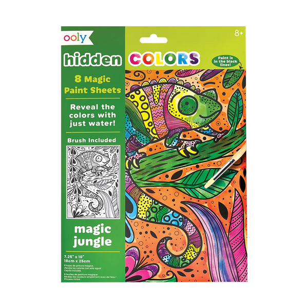 Ooly Hidden Colours Magic Paint Sheets | Magic Jungle