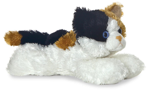 Aurora World's Mini Flopsie Stuffed Animal | Esmerelda Calico Cat