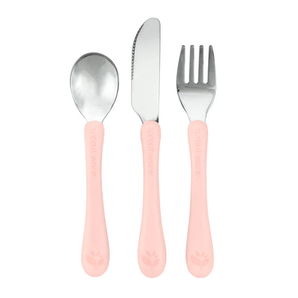 Stainless Steel and Sprout Ware Cutlery | 3-Piece Set