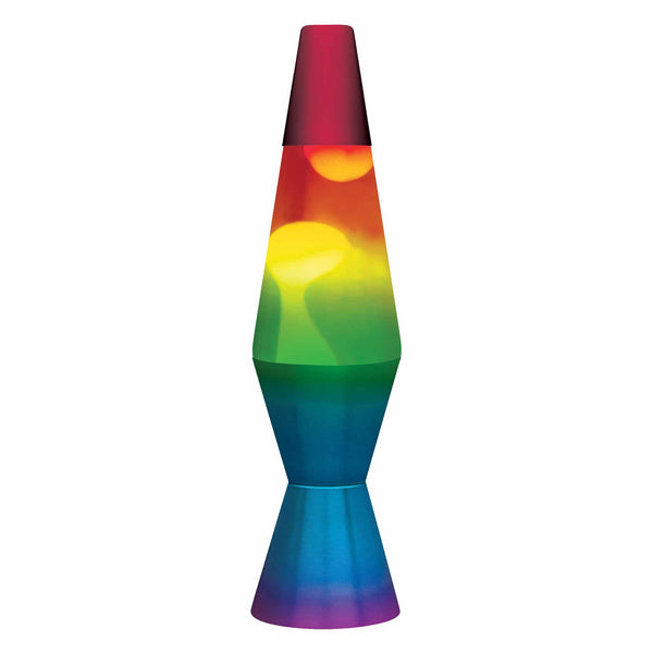 Lava Lamp | 11.5" | Rainbow Tricolour