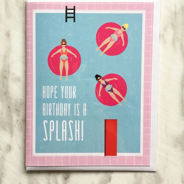Hope Your Birthday is a Splash! Greeting Card