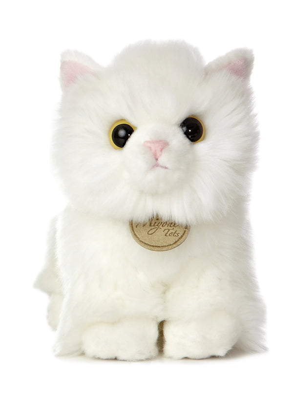 Aurora MiYoni Tots Stuffed Animals | Angora Kitten 7.5"